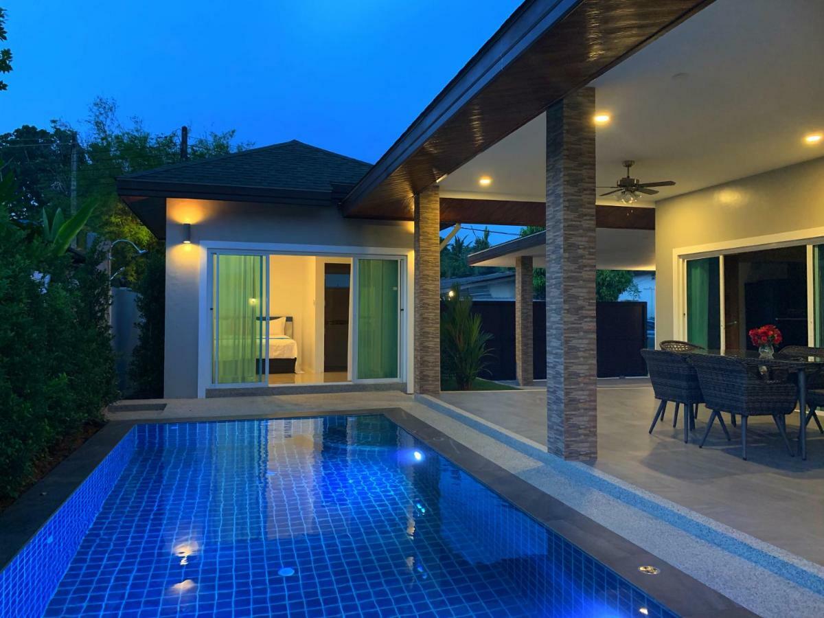 Private New Pool Villa Near Laguna Пляж Банг Тао Экстерьер фото